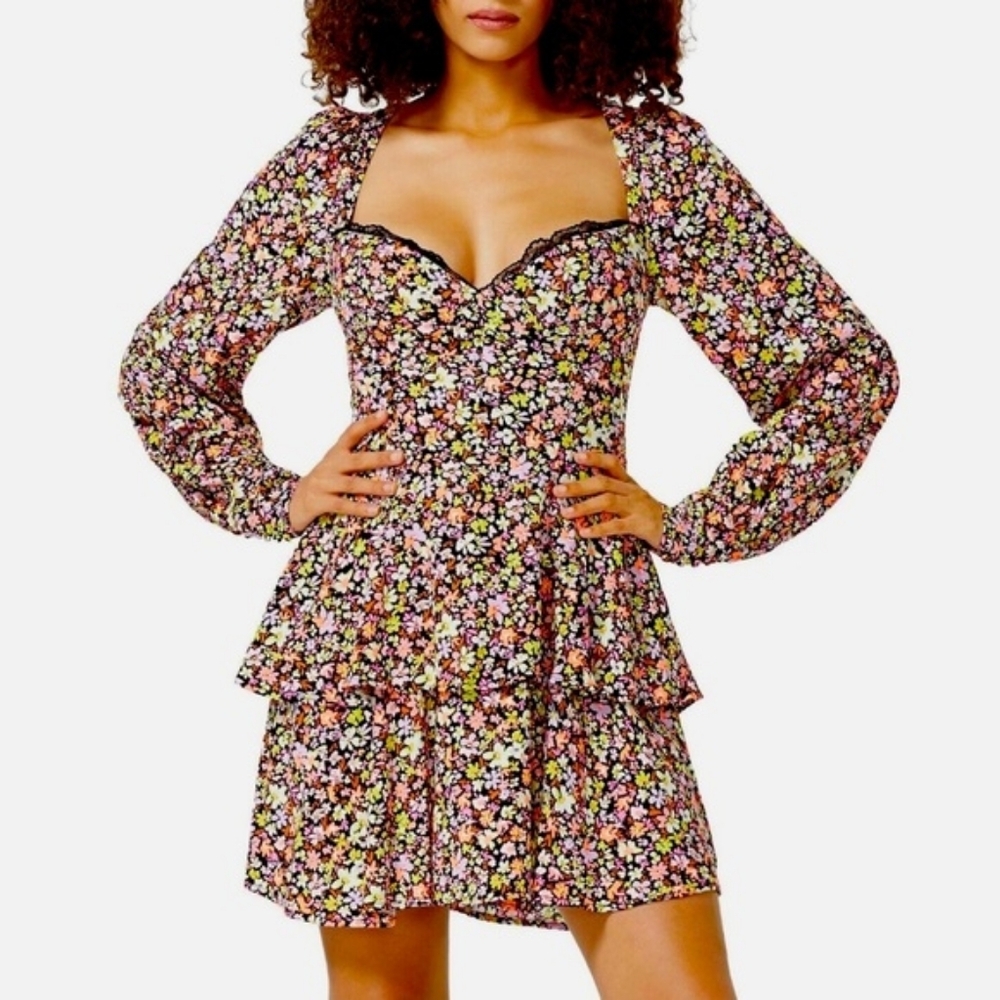 💘 NWT AFRM Modesto Floral Print Dress